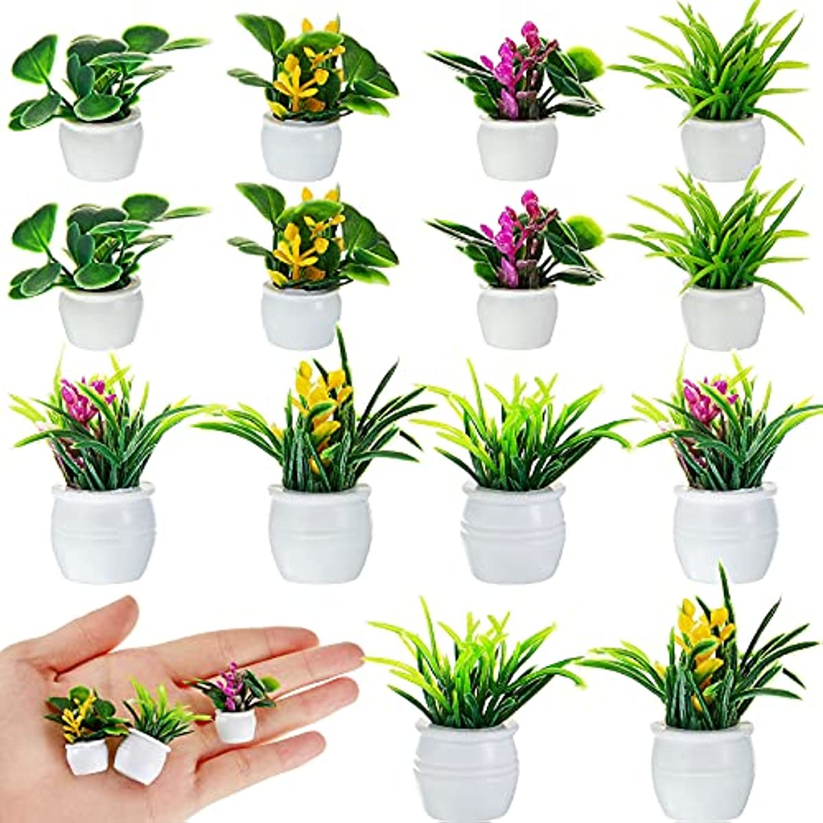 Terracotta Pot - Dollhouse Plant, Miniature Bonsai Plant, Mini