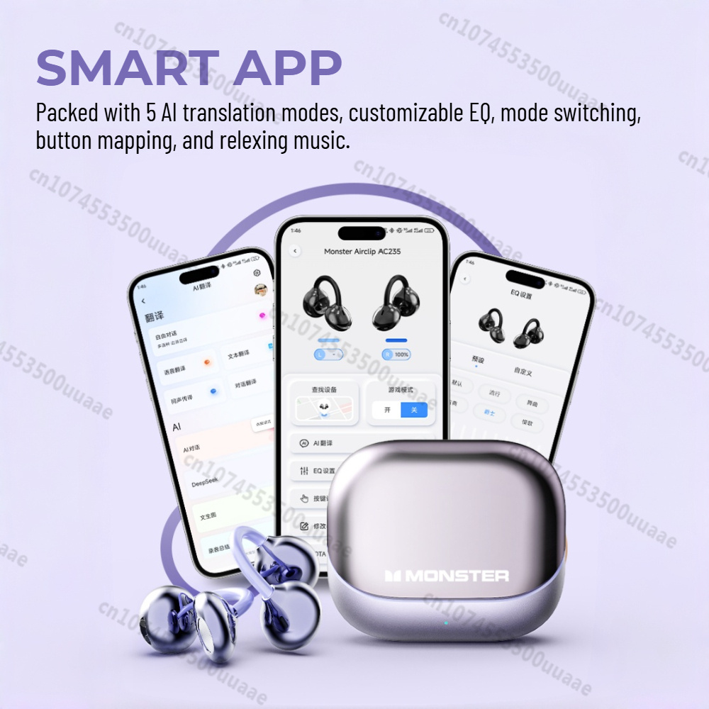 Monster AirClip AC235 Ear Clip - đánh giá và giá Monstera