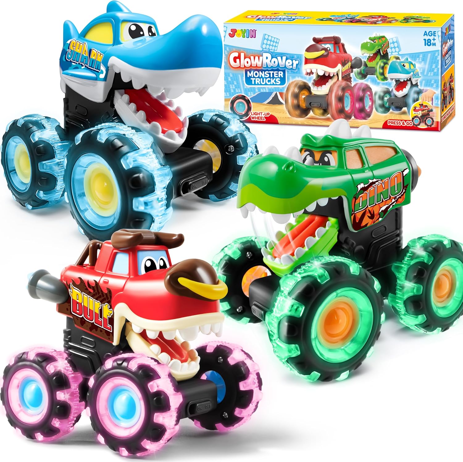 JOYFY 3 Pack Monster Truck Toy - đánh giá và giá Monstera