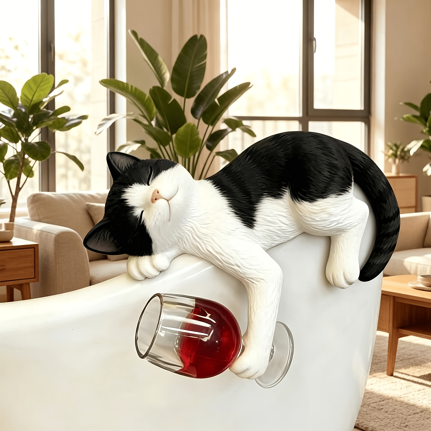 Funny Drunk Tired Tuxedo Cat F - đánh giá và giá Terracotta Pot