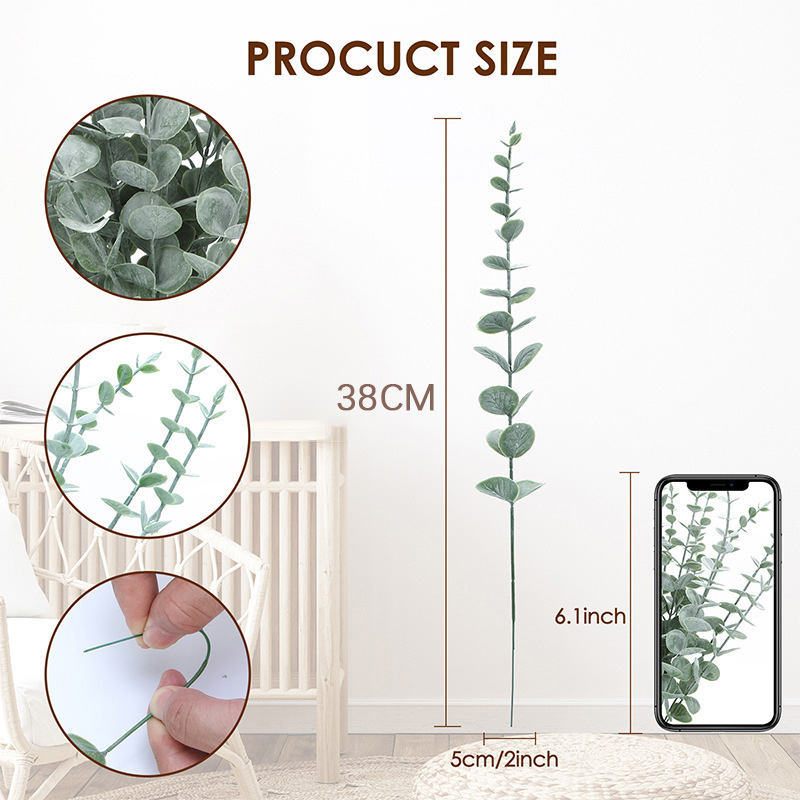 20pcs Artificial Eucalyptus St - đánh giá và giá Fiddle Leaf Fig