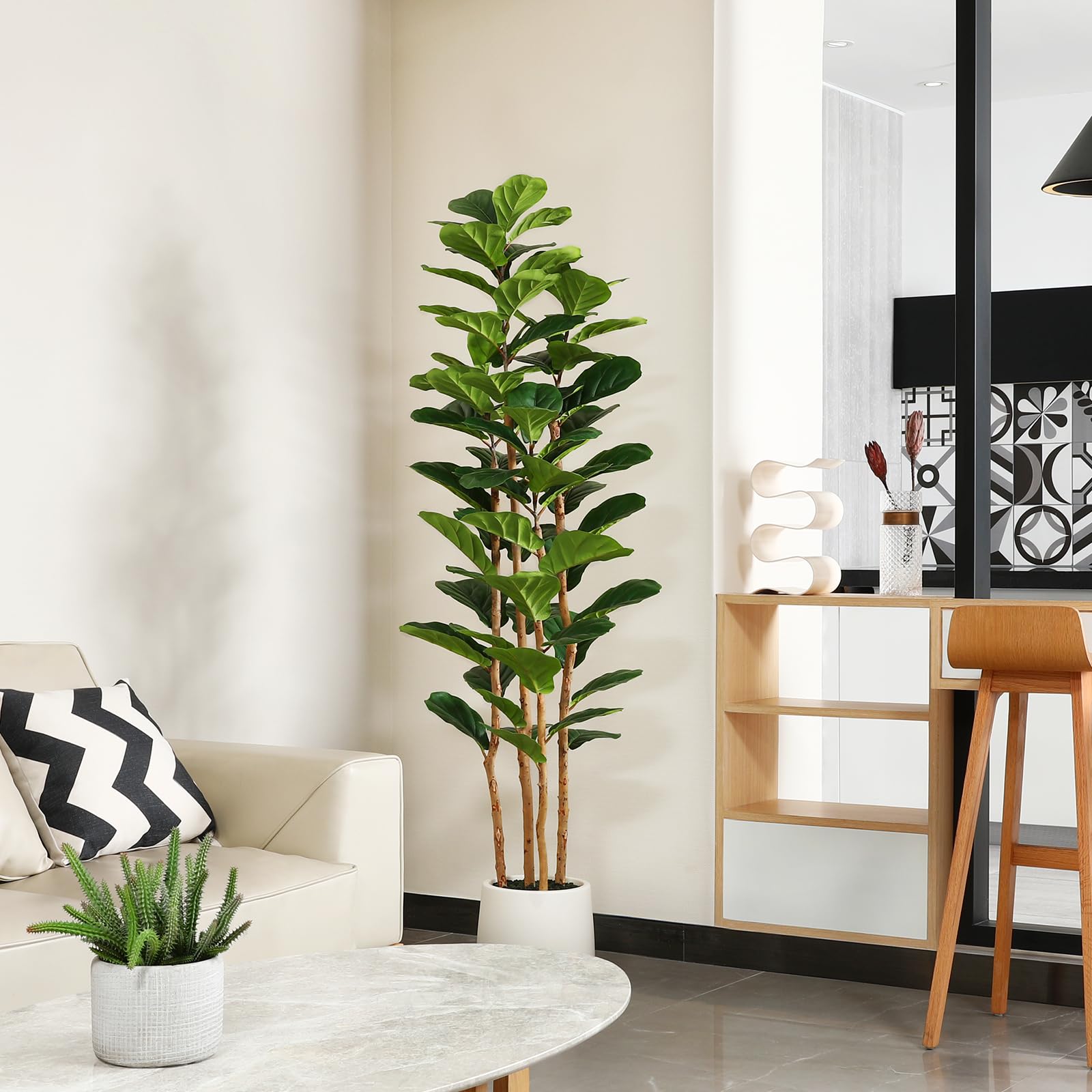 Artificial Fiddle Leaf Fig Tre - đánh giá và giá Fiddle Leaf Fig